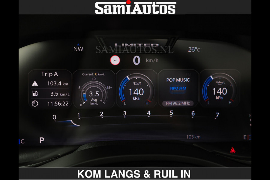 Dodge Ram LIMITED H.O 540PK | Massage + Full Option | De Meest Luxe en Volle Pick-Up in zijn Klasse | Comfortabele Dubbele Cabine met Royale 5 Zitplaatsen | BPM vrij | Nu Leverbaar uit Voorraad | Voorraad Nr 2326 - 5169 | De specialist in Amerikaanse pick‑ups in Nederland en Europa.