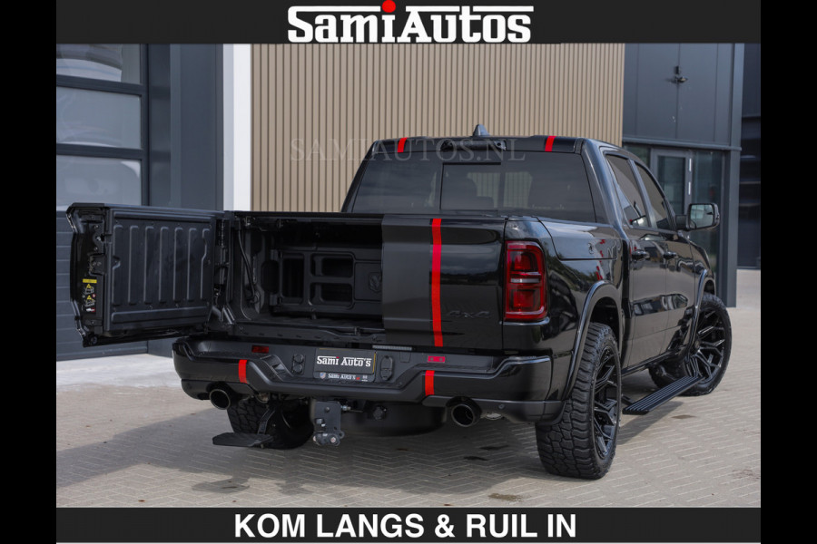 Dodge Ram LIMITED H.O 540PK | Massage + Full Option | De Meest Luxe en Volle Pick-Up in zijn Klasse | Comfortabele Dubbele Cabine met Royale 5 Zitplaatsen | BPM vrij | Nu Leverbaar uit Voorraad | Voorraad Nr 2326 - 5169 | De specialist in Amerikaanse pick‑ups in Nederland en Europa.