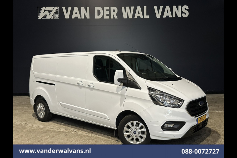 Ford Transit Custom 2.0 TDCI 130pk L2H1 Euro6 Airco | Navigatie | 2800kg Trekhaak | LED | Apple Carplay Cruisecontrol, Stoelverwarming, verwarmde Voorruit, LM Velgen, Parkeersensoren, Bijrijdersbank
