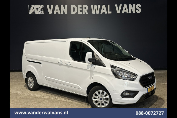 Ford Transit Custom 2.0 TDCI 130pk L2H1 Euro6 Airco | Navigatie | 2800kg Trekhaak | LED | Apple Carplay Cruisecontrol, Stoelverwarming, verwarmde Voorruit, LM Velgen, Parkeersensoren, Bijrijdersbank