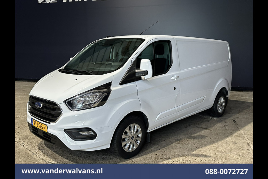 Ford Transit Custom 2.0 TDCI 130pk L2H1 Euro6 Airco | Navigatie | 2800kg Trekhaak | LED | Apple Carplay Cruisecontrol, Stoelverwarming, verwarmde Voorruit, LM Velgen, Parkeersensoren, Bijrijdersbank