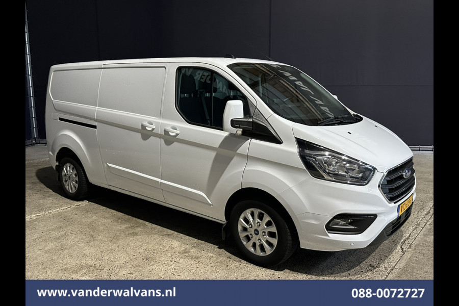 Ford Transit Custom 2.0 TDCI 130pk L2H1 Euro6 Airco | Navigatie | 2800kg Trekhaak | LED | Apple Carplay Cruisecontrol, Stoelverwarming, verwarmde Voorruit, LM Velgen, Parkeersensoren, Bijrijdersbank