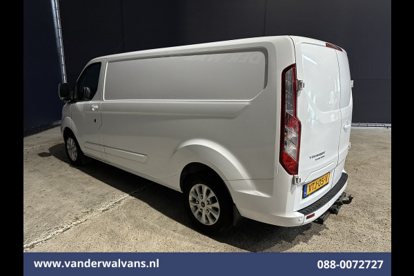 Ford Transit Custom 2.0 TDCI 130pk L2H1 Euro6 Airco | Navigatie | 2800kg Trekhaak | LED | Apple Carplay Cruisecontrol, Stoelverwarming, verwarmde Voorruit, LM Velgen, Parkeersensoren, Bijrijdersbank