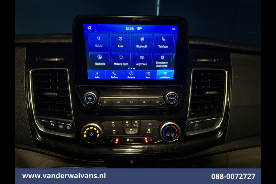 Ford Transit Custom 2.0 TDCI 130pk L2H1 Euro6 Airco | Navigatie | 2800kg Trekhaak | LED | Apple Carplay Cruisecontrol, Stoelverwarming, verwarmde Voorruit, LM Velgen, Parkeersensoren, Bijrijdersbank
