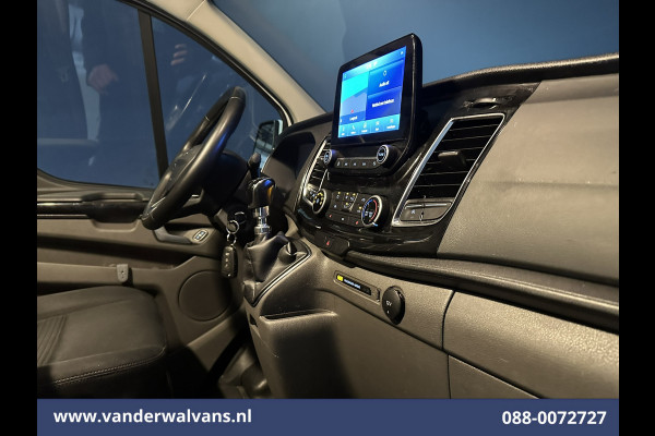 Ford Transit Custom 2.0 TDCI 130pk L2H1 Euro6 Airco | Navigatie | 2800kg Trekhaak | LED | Apple Carplay Cruisecontrol, Stoelverwarming, verwarmde Voorruit, LM Velgen, Parkeersensoren, Bijrijdersbank