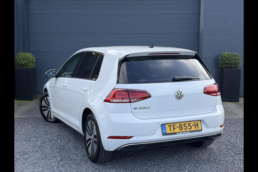 Volkswagen e-Golf ✓SOH 84,55%✓Carplay✓Navi✓LED✓Clima✓Cruise✓Pdc V+A✓Lm velgen✓N.A.P✓Apk tot 07-2027