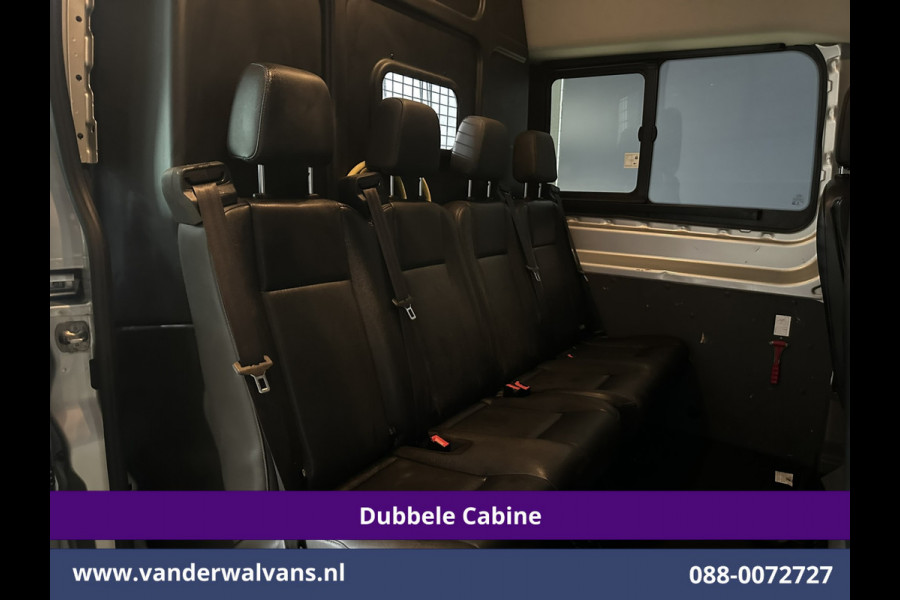 Ford Transit 2.0 TDCI 131pk L3H2 Dubbele Cabine Euro6 Airco | 7-Zits | Camera | Navigatie | 2500kg Trekhaak | Apple Carplay Cruisecontrol, Android Auto, Verwarmde Voorruit, Parkeersensoren, Bijrijdersbank, Leder