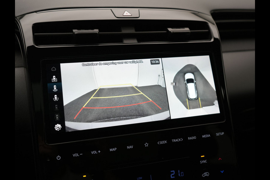Hyundai Tucson 1.6 T-GDI N Line 4WD PHEV 265pk Dealer O.H | Panodak | Trekhaak Afn. | Adaptive Cruise | 360 Camera | Alcantara Sportstoelen Memory & Ventilatie | Stoelen & Stuur Verwarmd | Krell Audio | Carplay | Blis | Keyless | Navigatie | DAB | 19"L.M | Plug In Hybrid