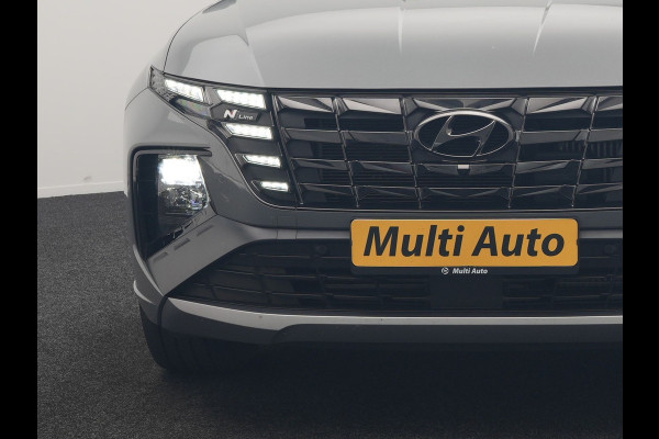 Hyundai Tucson 1.6 T-GDI N Line 4WD PHEV 265pk Dealer O.H | Panodak | Trekhaak Afn. | Adaptive Cruise | 360 Camera | Alcantara Sportstoelen Memory & Ventilatie | Stoelen & Stuur Verwarmd | Krell Audio | Carplay | Blis | Keyless | Navigatie | DAB | 19"L.M | Plug In Hybrid