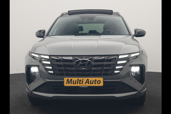Hyundai Tucson 1.6 T-GDI N Line 4WD PHEV 265pk Dealer O.H | Panodak | Trekhaak Afn. | Adaptive Cruise | 360 Camera | Alcantara Sportstoelen Memory & Ventilatie | Stoelen & Stuur Verwarmd | Krell Audio | Carplay | Blis | Keyless | Navigatie | DAB | 19"L.M | Plug In Hybrid