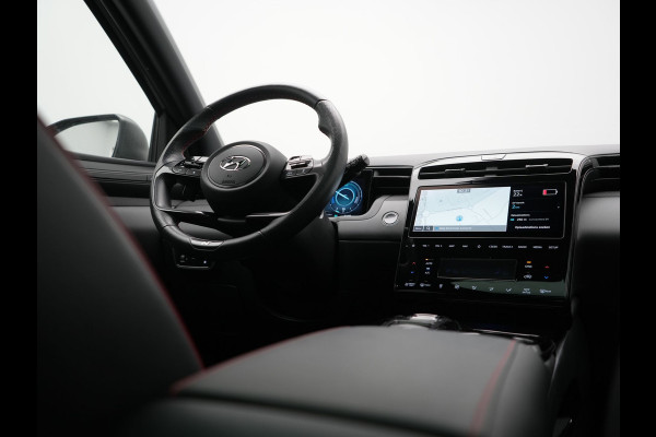 Hyundai Tucson 1.6 T-GDI N Line 4WD PHEV 265pk Dealer O.H | Panodak | Trekhaak Afn. | Adaptive Cruise | 360 Camera | Alcantara Sportstoelen Memory & Ventilatie | Stoelen & Stuur Verwarmd | Krell Audio | Carplay | Blis | Keyless | Navigatie | DAB | 19"L.M | Plug In Hybrid