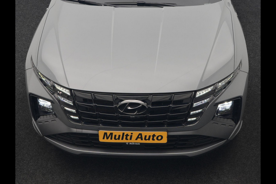 Hyundai Tucson 1.6 T-GDI N Line 4WD PHEV 265pk Dealer O.H | Panodak | Trekhaak Afn. | Adaptive Cruise | 360 Camera | Alcantara Sportstoelen Memory & Ventilatie | Stoelen & Stuur Verwarmd | Krell Audio | Carplay | Blis | Keyless | Navigatie | DAB | 19"L.M | Plug In Hybrid