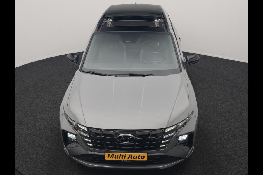 Hyundai Tucson 1.6 T-GDI N Line 4WD PHEV 265pk Dealer O.H | Panodak | Trekhaak Afn. | Adaptive Cruise | 360 Camera | Alcantara Sportstoelen Memory & Ventilatie | Stoelen & Stuur Verwarmd | Krell Audio | Carplay | Blis | Keyless | Navigatie | DAB | 19"L.M | Plug In Hybrid