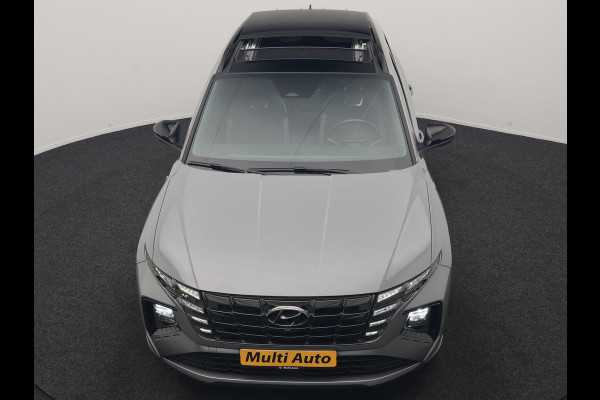 Hyundai Tucson 1.6 T-GDI N Line 4WD PHEV 265pk Dealer O.H | Panodak | Trekhaak Afn. | Adaptive Cruise | 360 Camera | Alcantara Sportstoelen Memory & Ventilatie | Stoelen & Stuur Verwarmd | Krell Audio | Carplay | Blis | Keyless | Navigatie | DAB | 19"L.M | Plug In Hybrid
