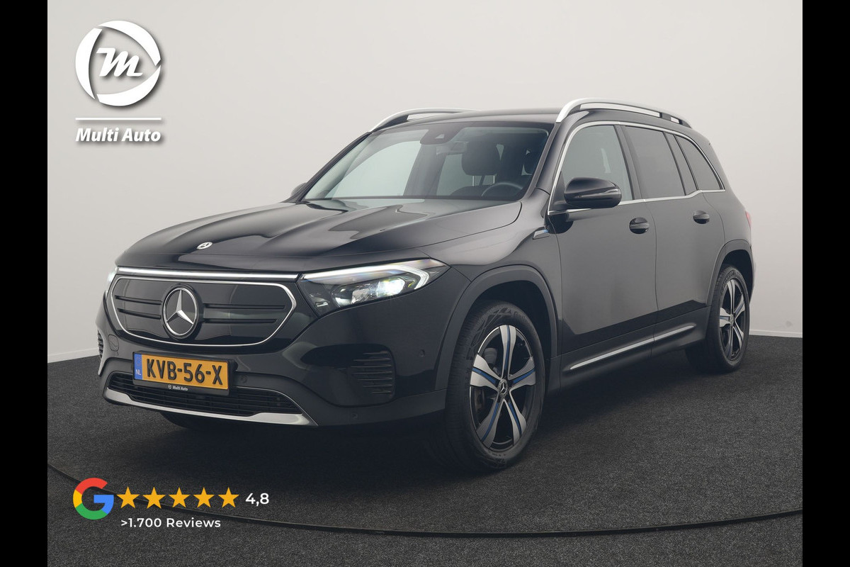 Mercedes-Benz EQB 300 4MATIC Progressive 7 Persoons 67 kWh 228pk Dealer O.H | SOH 96.1% | Cruise Control | MBUX Widescreen Navi | Camera | Sfeerverlichting | Virtual | DAB | 19"L.M |