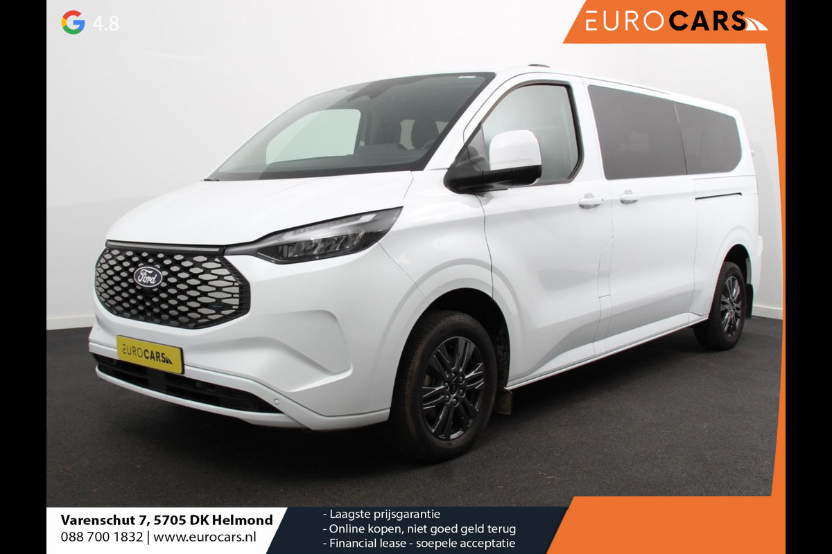 Ford E-Transit Custom 340 L2H1 Limited 65 kWh 8 persoons Automaat Cruise Control Airco Lichtmetalen Velgen