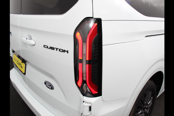 Ford E-Transit Custom 340 L2H1 Limited 65 kWh 8 persoons Adaptieve cruise control Airco Lichtmetalen Velgen Extra getint glas Camera Navigatie Apple Carplay/ Android Auto