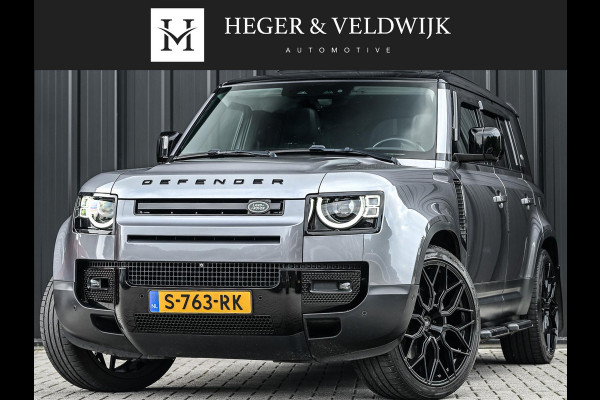 Land Rover Defender 110 2.0 P400e 110 SE Panoramadak | NL-Auto | Meridian Sound | 360 Camera | Luchtvering | Memory Seats | Koelbox | Stuurverwarming | Stoelverwarming V+A | Trekhaak |