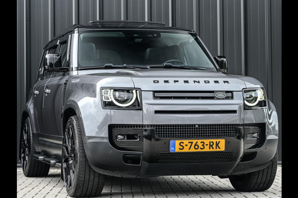 Land Rover Defender 110 2.0 P400e 110 SE Panoramadak | NL-Auto | Meridian Sound | 360 Camera | Luchtvering | Memory Seats | Koelbox | Stuurverwarming | Stoelverwarming V+A | Trekhaak |