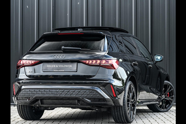 Audi A3 Sportback 45 TFSI e S edition Competition | Panoramadak | 5 jr Garantie | HUD | Sonos Sound | Camera | Ambiance interieur | Active Cruise | S-Seats + Memory | Stoelverwarming | Keyless |