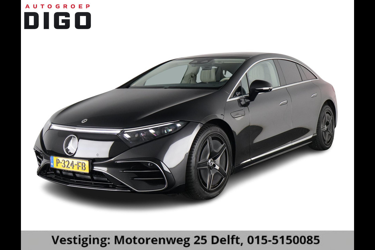 Mercedes-Benz EQS 450+ AMG LINE 108 kWh SOH 99% GARANTIE 2032* 1e EIG. NL AUTO. PANORAMA DAK . 360 GRADEN CAMERA .