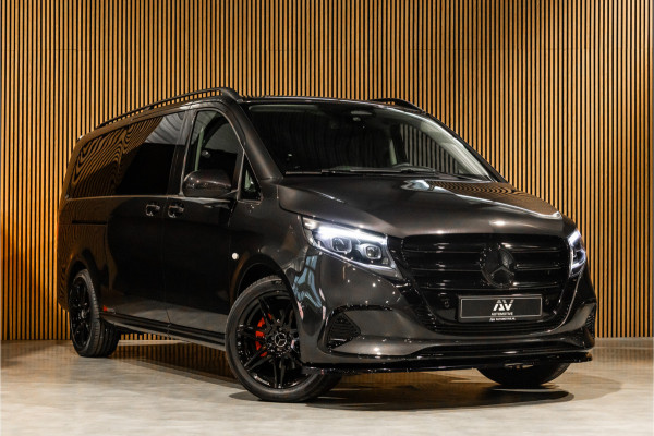 Mercedes-Benz Vito 119 CDI DC L3 XL | AMG | L+R Schuifdeur | Dubbel cabine | Navigatie | CarPlay | Camera | Lederen bekleding | Stoelverwarming | 2500 kg trekgewicht | Trekhaak | Multibeam Led | PDC V+A