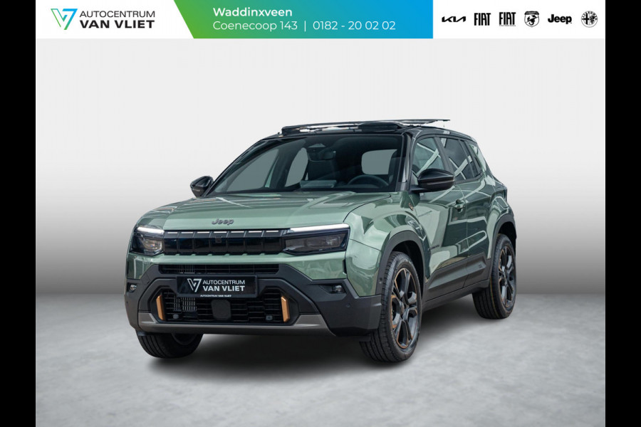 Jeep Avenger 1.2 e-Hybrid 85th Anniversary | Schuif/Kanteldak | Winter Pack | Handsfree Achterklep | Adapt. Cruise | Convenience Pack | Bicolore