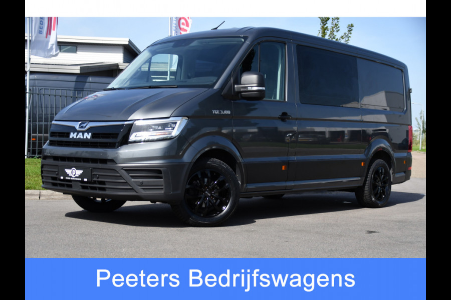 MAN TGE 3.180 35 2.0 L3H2 DC PB Edition Camera, Cruise, Carplay, LED, 177pk, Automaat, Sensoren, Multimedia, Uniek!