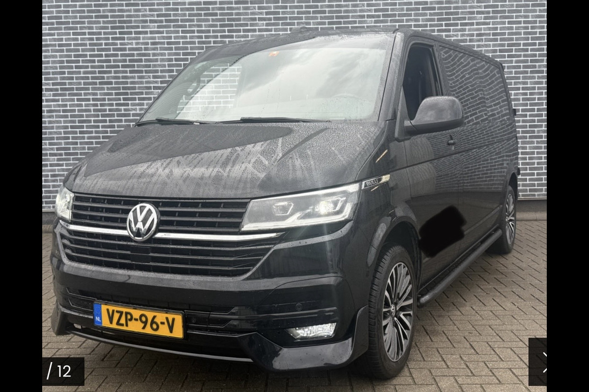 Volkswagen Transporter 2.0 TDI L2H1 28 Bulli Black Edition Virtual, Adaptieve Cruise, Camera, Carlay, LED, Stoelverwarming, Leder, 150pk, Automaat, Uniek!
