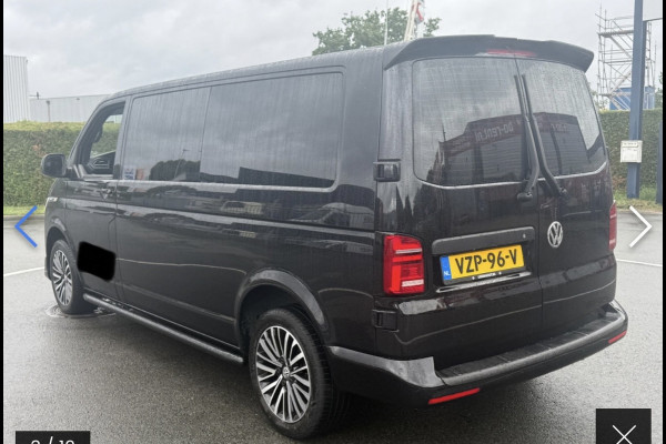 Volkswagen Transporter 2.0 TDI L2H1 28 Bulli Black Edition Virtual, Adaptieve Cruise, Camera, Carlay, LED, Stoelverwarming, Leder, 150pk, Automaat, Uniek!