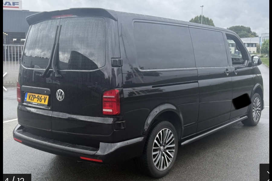 Volkswagen Transporter 2.0 TDI L2H1 28 Bulli Black Edition Virtual, Adaptieve Cruise, Camera, Carlay, LED, Stoelverwarming, Leder, 150pk, Automaat, Uniek!