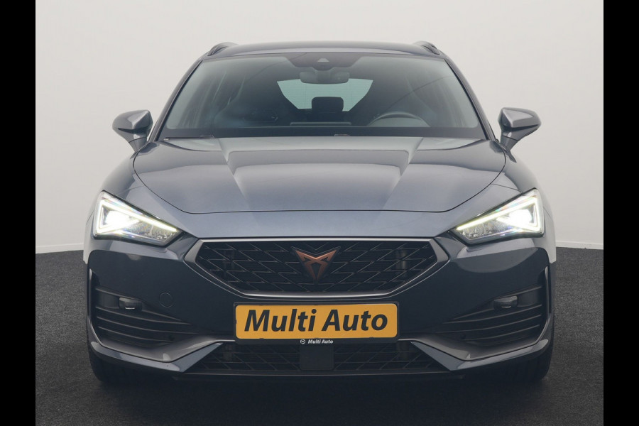 CUPRA Leon Sportstourer 1.4 e-Hybrid PHEV 245pk Dealer O.H | Trekhaak | Adaptive Cruise | Sportstoelen & Stuur Verwarmd | Apple Carplay | Sfeerverlichting | Keyless | Virtual | Navigatie | DAB | 19"L.M |