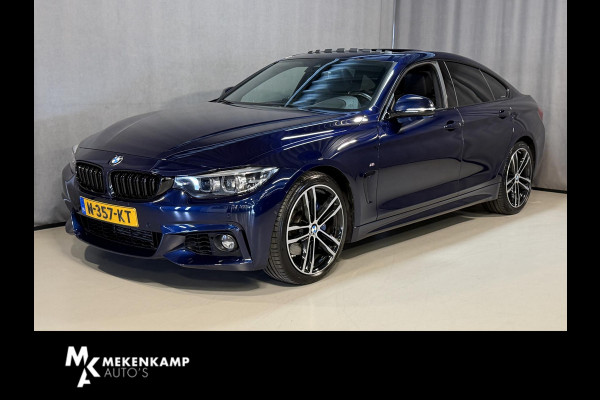 BMW 4 Serie Gran Coupé 418i Executive Edition 19"/Leder + memory/Schuif-kanteldak/Harman Kardon/Head-up/Stoel + stuurverwarming/360 camera/Trekhaak
