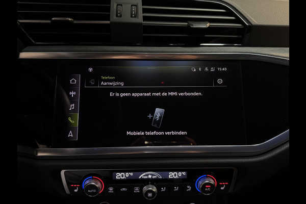 Audi Q3 Sportback 45 TFSI e S Edition 20"/Adaptieve cruise/Dodehoek/LED/Elektrische klep/Keyless/Stoelverwarming/PDC v+a/Apple Carplay & Android Auto