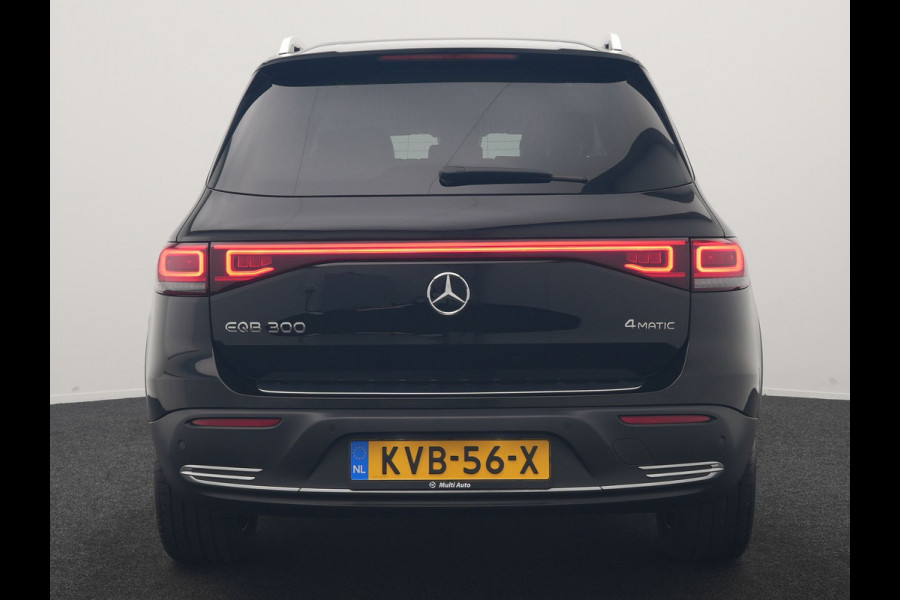 Mercedes-Benz EQB 300 4MATIC Progressive 7 Persoons 67 kWh 228pk Dealer O.H | SOH 96.1% | Cruise Control | MBUX Widescreen Navi | Camera | Sfeerverlichting | Virtual | DAB | 19"L.M |