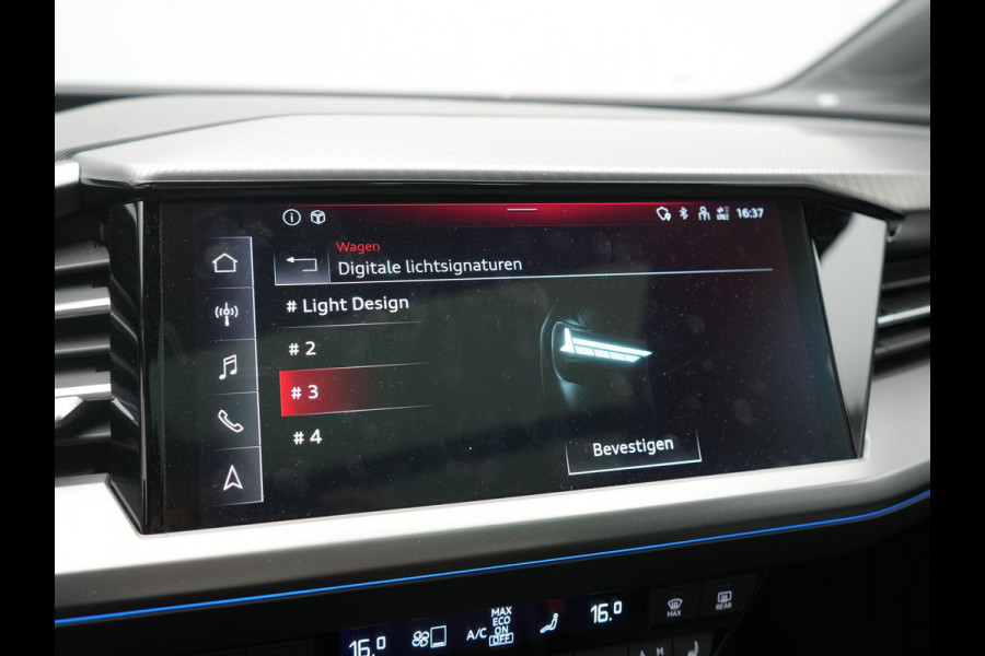 Audi Q4 e-tron 40 Advanced edition 77 kWh 204pk Dealer O.H | SOH 96.6% | Panodak | Adaptive Cruise | Matrix LED | Camera | Sportstoelen Verwarmd | Blis | Sfeerverlichting | Apple Carplay | DAB | Navigatie | 20"L.M