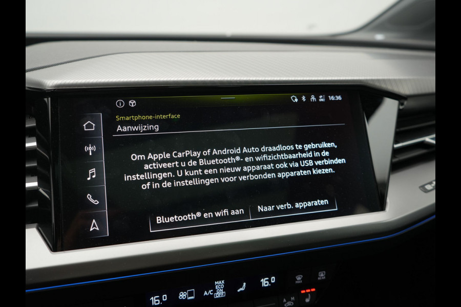 Audi Q4 e-tron 40 Advanced edition 77 kWh 204pk Dealer O.H | SOH 96.6% | Panodak | Adaptive Cruise | Matrix LED | Camera | Sportstoelen Verwarmd | Blis | Sfeerverlichting | Apple Carplay | DAB | Navigatie | 20"L.M