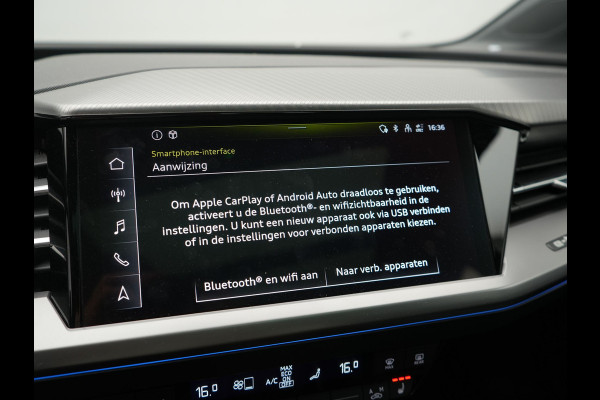 Audi Q4 e-tron 40 Advanced edition 77 kWh 204pk Dealer O.H | SOH 96.6% | Panodak | Adaptive Cruise | Matrix LED | Camera | Sportstoelen Verwarmd | Blis | Sfeerverlichting | Apple Carplay | DAB | Navigatie | 20"L.M