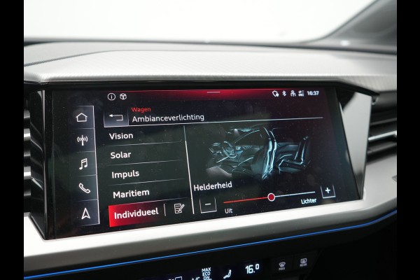 Audi Q4 e-tron 40 Advanced edition 77 kWh 204pk Dealer O.H | SOH 96.6% | Panodak | Adaptive Cruise | Matrix LED | Camera | Sportstoelen Verwarmd | Blis | Sfeerverlichting | Apple Carplay | DAB | Navigatie | 20"L.M