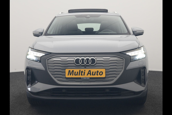 Audi Q4 e-tron 40 Advanced edition 77 kWh 204pk Dealer O.H | SOH 96.6% | Panodak | Adaptive Cruise | Matrix LED | Camera | Sportstoelen Verwarmd | Blis | Sfeerverlichting | Apple Carplay | DAB | Navigatie | 20"L.M