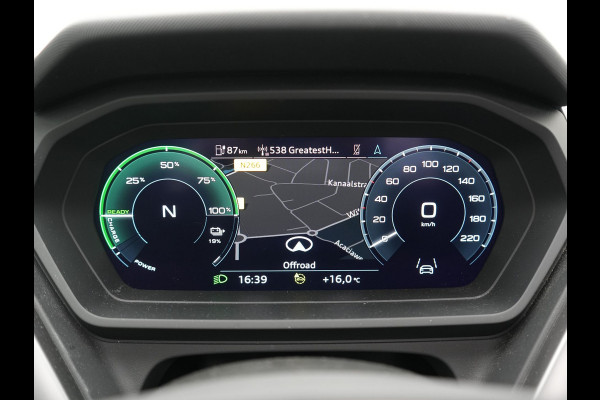 Audi Q4 e-tron 40 Advanced edition 77 kWh 204pk Dealer O.H | SOH 96.6% | Panodak | Adaptive Cruise | Matrix LED | Camera | Sportstoelen Verwarmd | Blis | Sfeerverlichting | Apple Carplay | DAB | Navigatie | 20"L.M