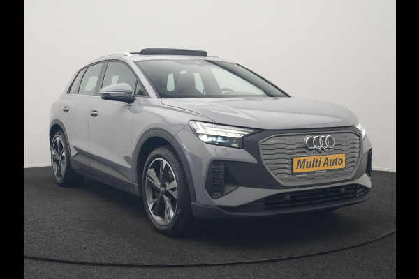 Audi Q4 e-tron 40 Advanced edition 77 kWh 204pk Dealer O.H | SOH 96.6% | Panodak | Adaptive Cruise | Matrix LED | Camera | Sportstoelen Verwarmd | Blis | Sfeerverlichting | Apple Carplay | DAB | Navigatie | 20"L.M