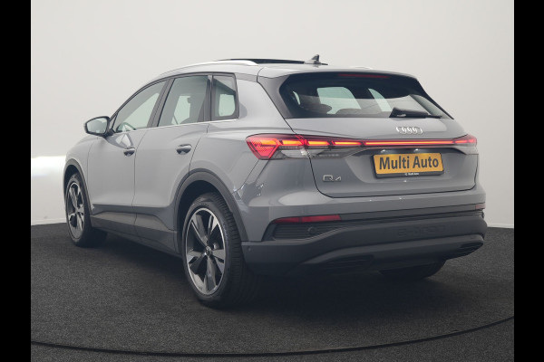 Audi Q4 e-tron 40 Advanced edition 77 kWh 204pk Dealer O.H | SOH 96.6% | Panodak | Adaptive Cruise | Matrix LED | Camera | Sportstoelen Verwarmd | Blis | Sfeerverlichting | Apple Carplay | DAB | Navigatie | 20"L.M