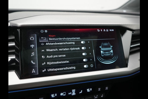 Audi Q4 e-tron 40 Advanced edition 77 kWh 204pk Dealer O.H | SOH 96.6% | Panodak | Adaptive Cruise | Matrix LED | Camera | Sportstoelen Verwarmd | Blis | Sfeerverlichting | Apple Carplay | DAB | Navigatie | 20"L.M