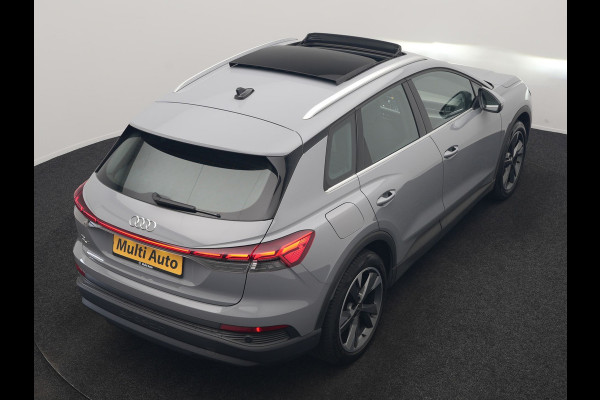 Audi Q4 e-tron 40 Advanced edition 77 kWh 204pk Dealer O.H | SOH 96.6% | Panodak | Adaptive Cruise | Matrix LED | Camera | Sportstoelen Verwarmd | Blis | Sfeerverlichting | Apple Carplay | DAB | Navigatie | 20"L.M
