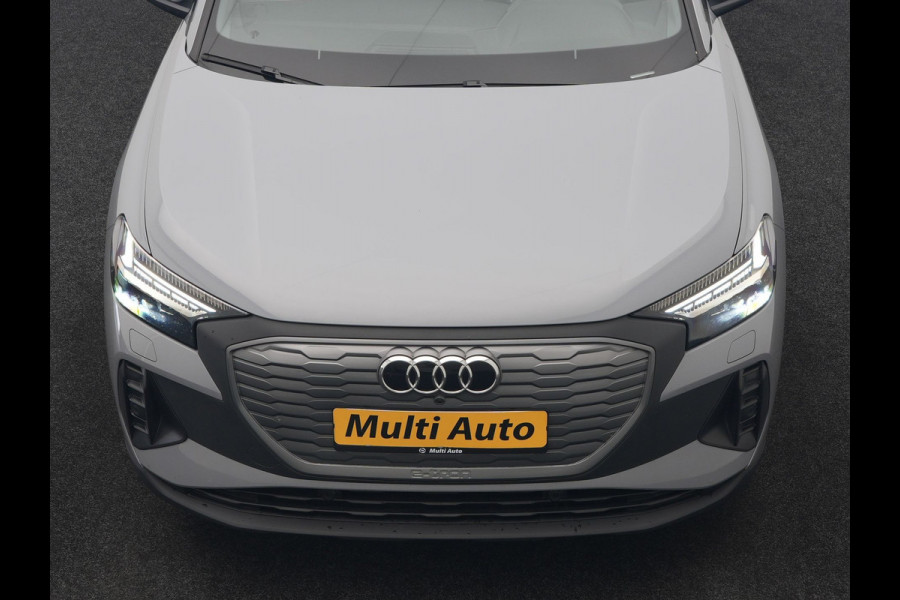 Audi Q4 e-tron 40 Advanced edition 77 kWh 204pk Dealer O.H | SOH 96.6% | Panodak | Adaptive Cruise | Matrix LED | Camera | Sportstoelen Verwarmd | Blis | Sfeerverlichting | Apple Carplay | DAB | Navigatie | 20"L.M