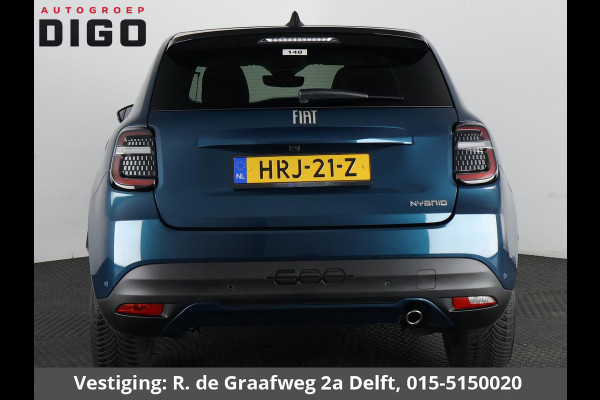 Fiat 600 1.2 Hybrid La Prima Garantie tot 05-2035!* | Apple Carplay & AndroidAUTO | Dodehoek detectie | Parkeersensoren