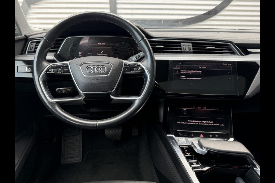 Audi e-tron e-tron 50 quattro Launch edition plus 71 kWh SoH 84% 2e Eigenaar|Navi|Pano|Trekhaak|Leder|Virtual Cockpit|Carplay|Cruise|N.A.P|APK tot 10-2027