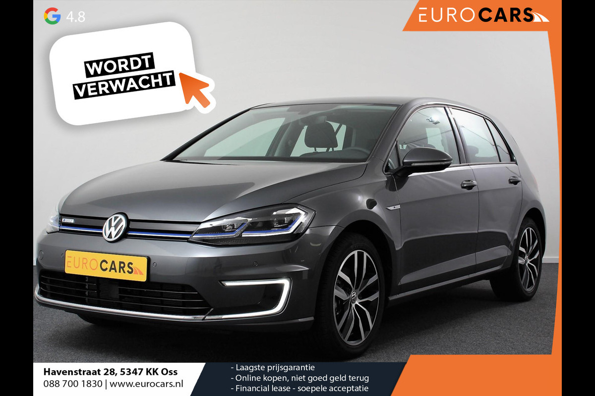 Volkswagen e-Golf Edition Automaat SOH 89% Navigatie Digitale Cockpit Bluetooth Cruise Control Lichtmetalen Velgen Camera Parkeer Sensoren