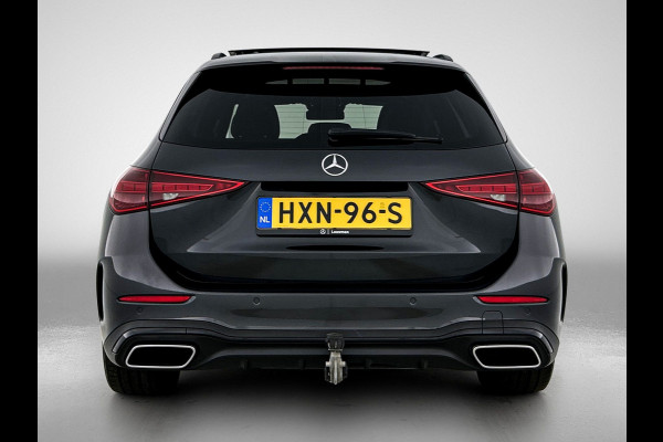 Mercedes-Benz C-Klasse Estate 300 e AMG Line | AMG-LIne In en exterieru | Sfeefverlichting | Stoe verwarming + Koeling | Trekhaak | Pano- Schuif kanteldak | Inclusief 24 maanden Mercedes-Benz Certified garantie voor Europa.